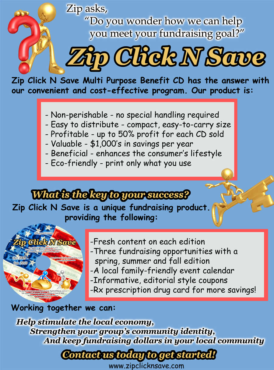 fundraising zip click n save